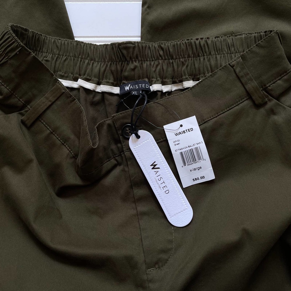Waisted Olive Joggers Size XL NWT - Picture 2 of 4